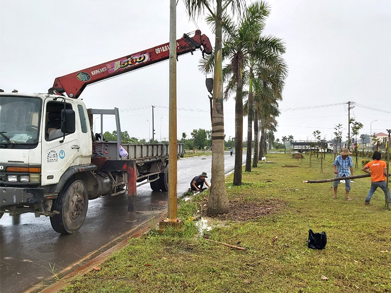 Thi công khu đô thị mới Hồng Phát Long An