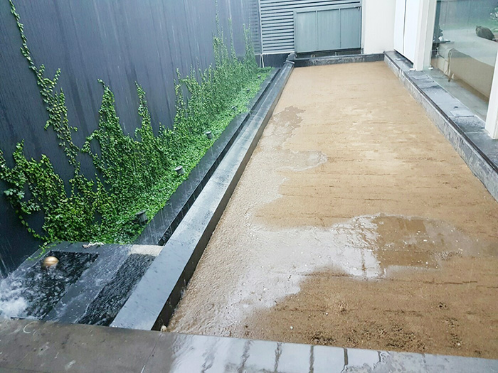 Thiết kế cảnh quan biệt thự chị Trang